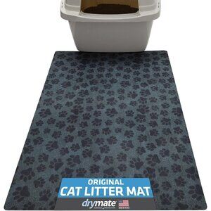 Drymate Original Cat Litter Mat Blue Large 20 X 28 keeps floors clean
